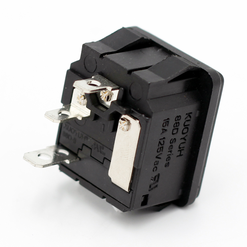 KUOYUH 88D Series 5A Plug overload protectors button switch miniature circuit breakers3