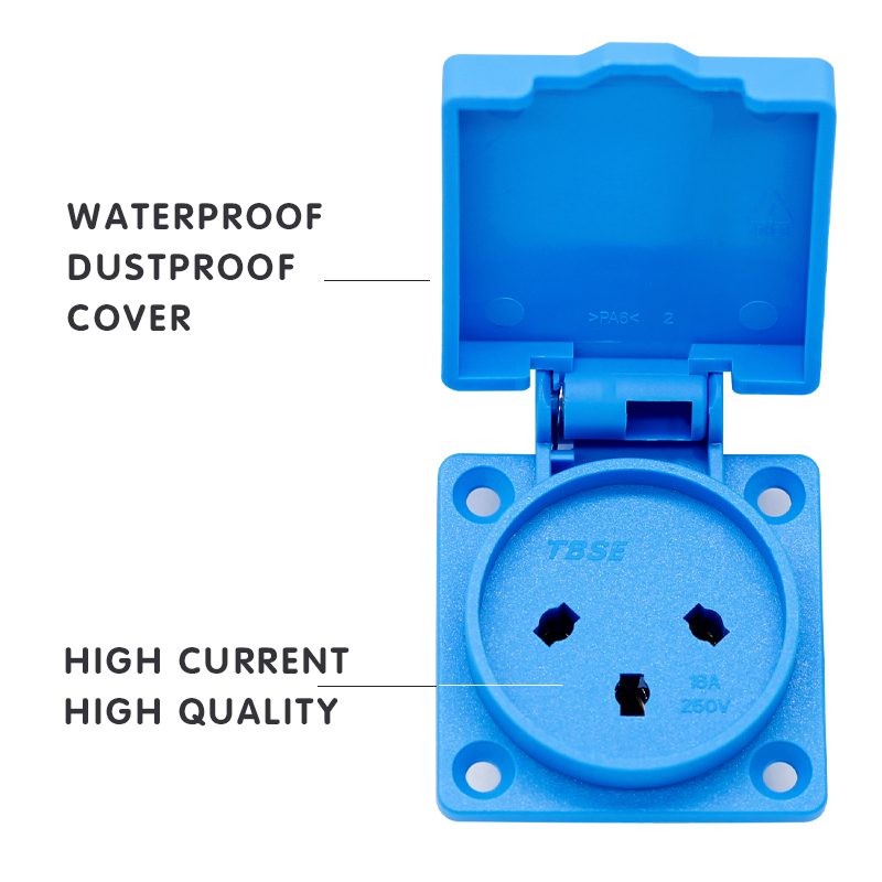 Israel waterproof cover socket outlet power socket schuko socket outlet screw in receptacle for UPS2