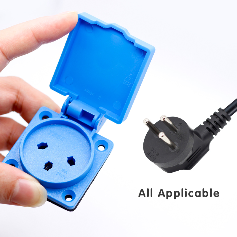 Israel waterproof cover socket outlet power socket schuko socket outlet screw in receptacle for UPS4