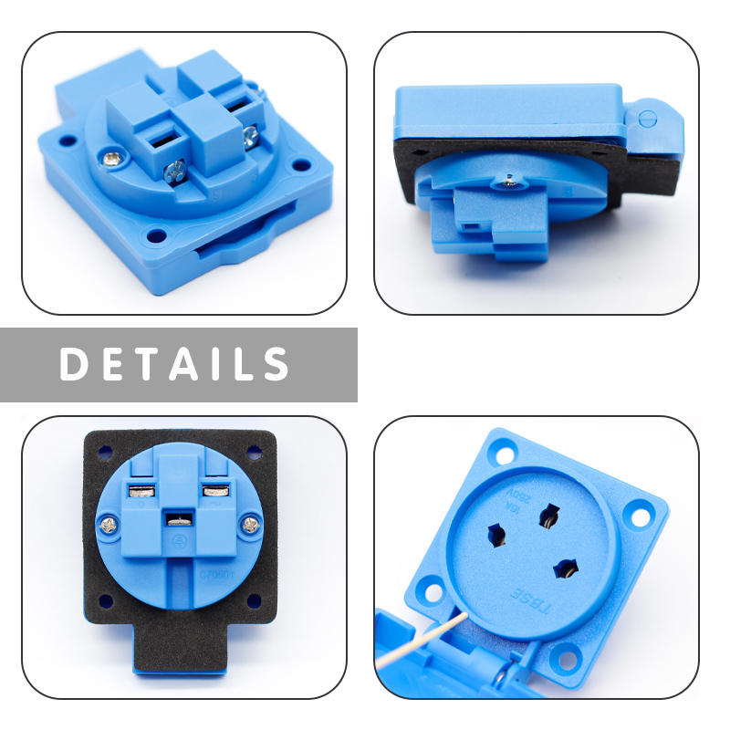 Israel waterproof cover socket outlet power socket schuko socket outlet screw in receptacle for UPS5
