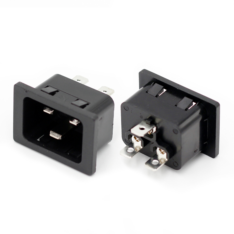 AC Inlet Power Socket IEC EN60320 C20 male Electrical Socket 16A 20A for PDU female connector