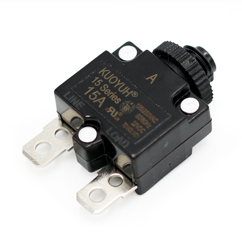 15 series 2-20A manual reset thermal overload motor protector circuit breaker