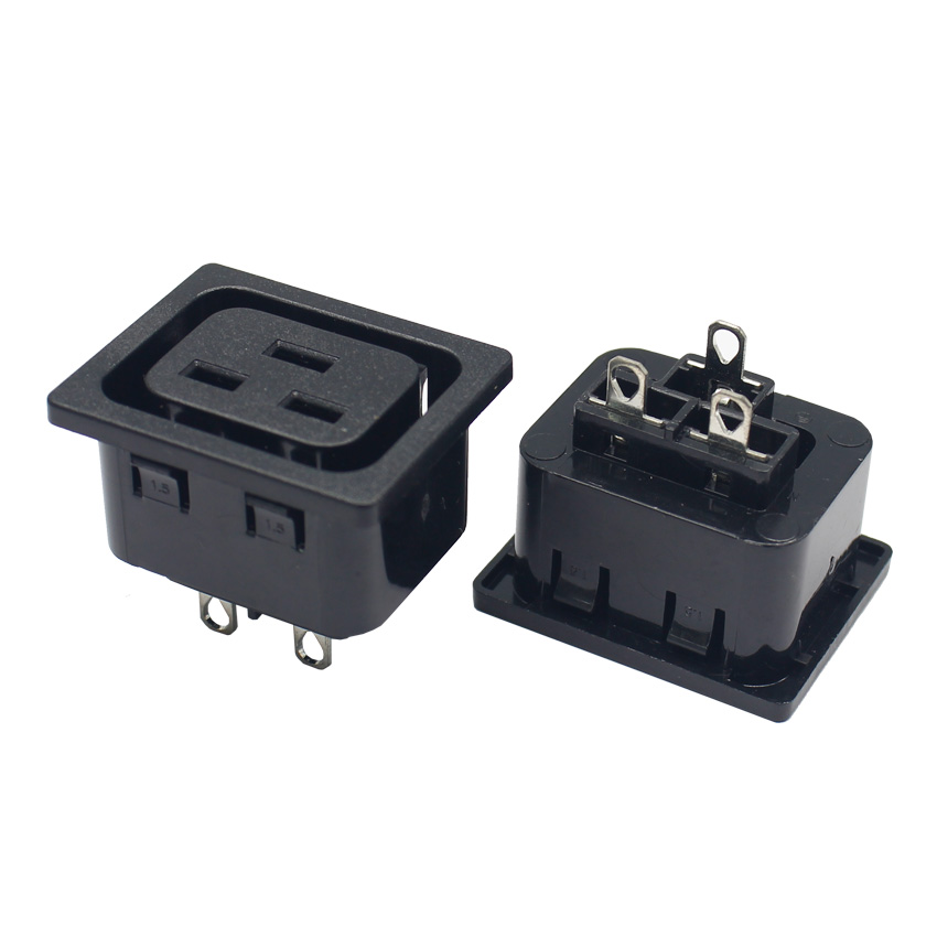 IEC C19 Power AC Female Inlet 3 PIN Socket 16A/20A 250V Connector Outlet Plug