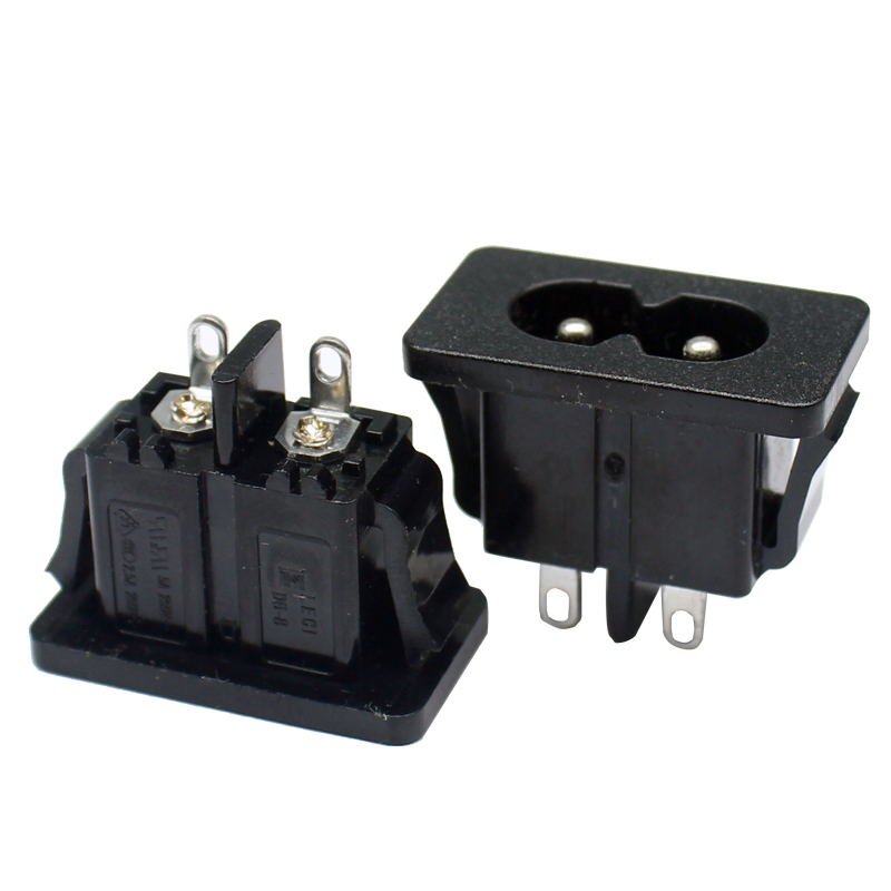 IEC 60320C8 AC Inlet Power Socket male Electrical Socket for PDU female connector