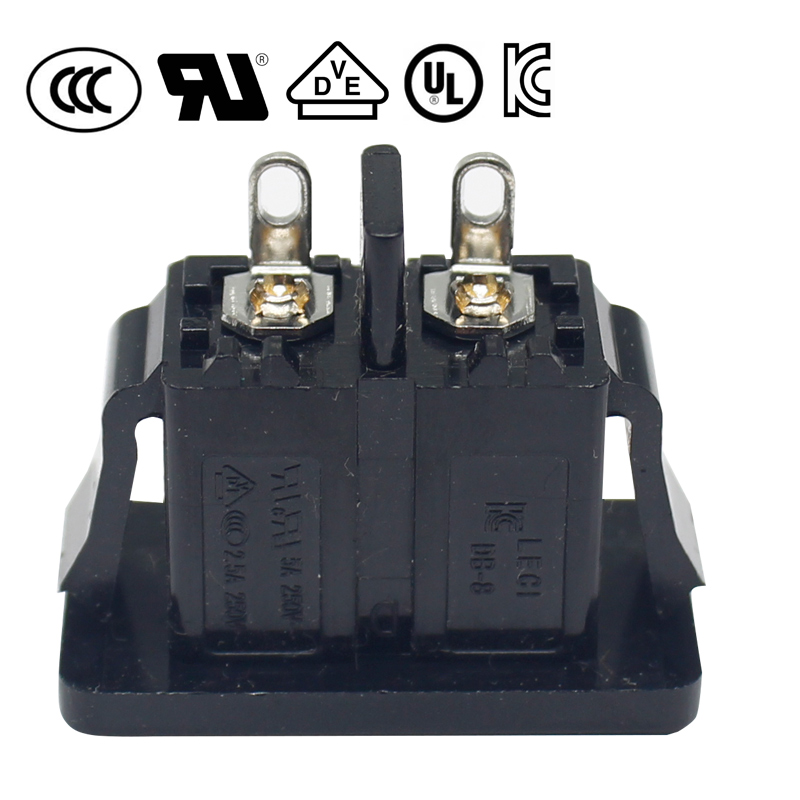 IEC 60320C8 AC Inlet Power Socket male Electrical Socket for PDU female connector2
