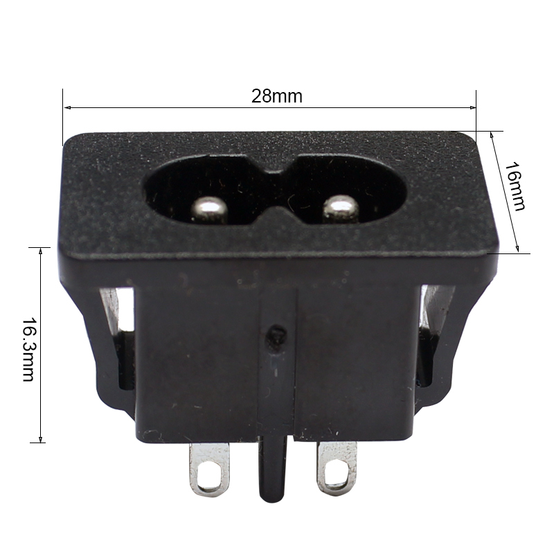 IEC 60320C8 AC Inlet Power Socket male Electrical Socket for PDU female connector3