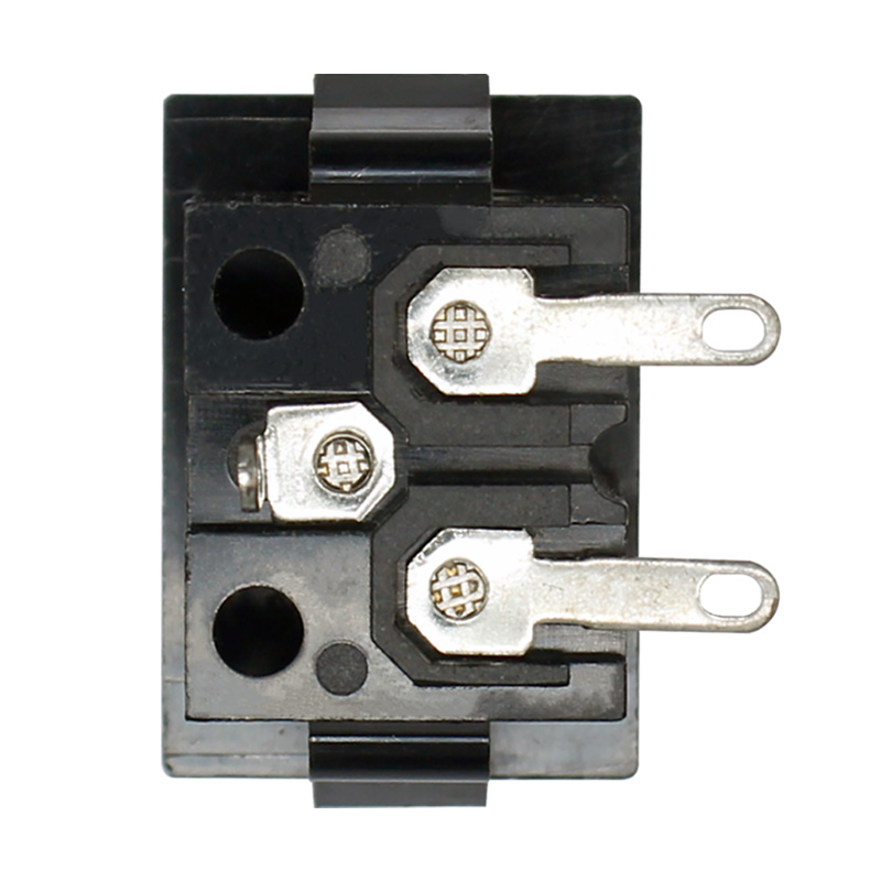 IEC C6 power socket welding terminal micky mouse male socket4