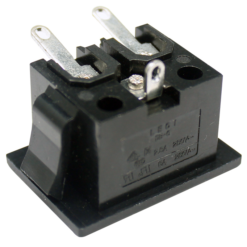 IEC C6 power socket welding terminal micky mouse male socket5