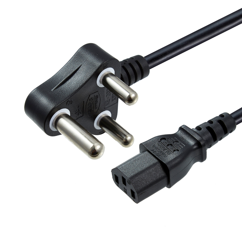 Large South Africa standard power cord plug H05VVH2-F 3*1.0mm power Cable with C7 female plug power cord