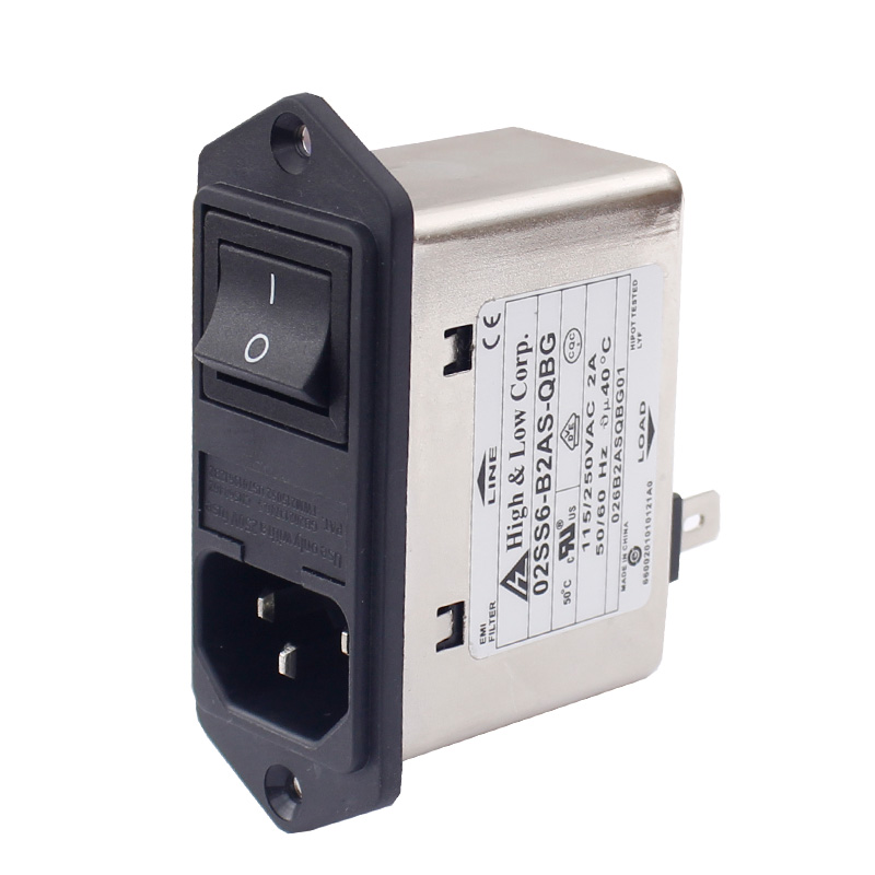 EMI filter power filter 125/250V 10A power filter with fuse for medical equipment
