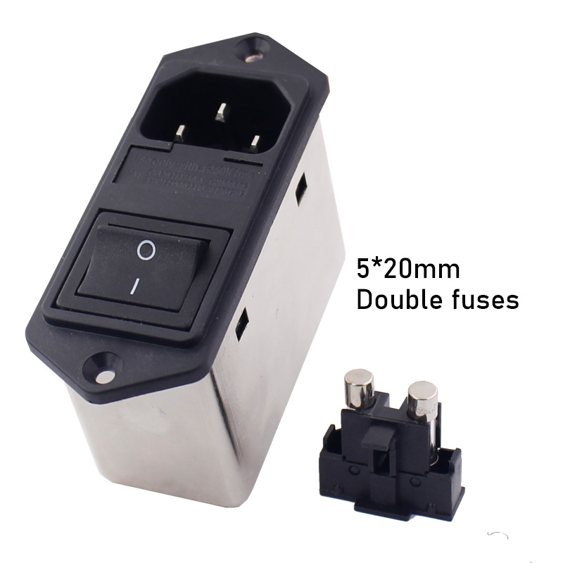 EMI filter power filter 125/250V 10A power filter with fuse for medical equipment3