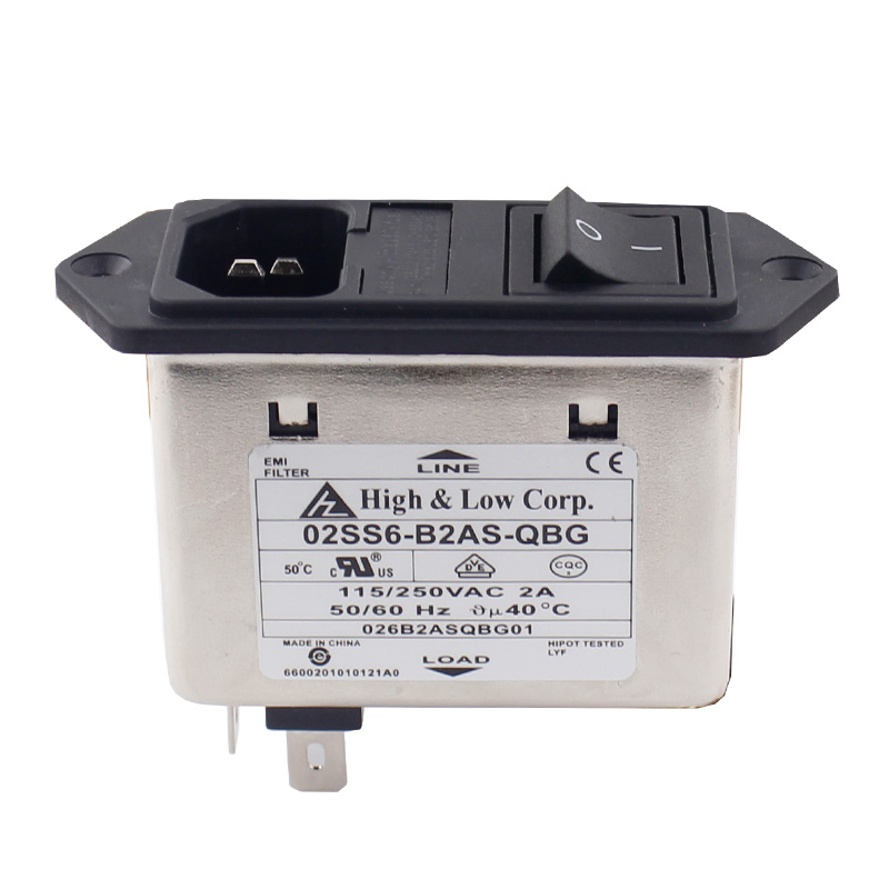 EMI filter power filter 125/250V 10A power filter with fuse for medical equipment4