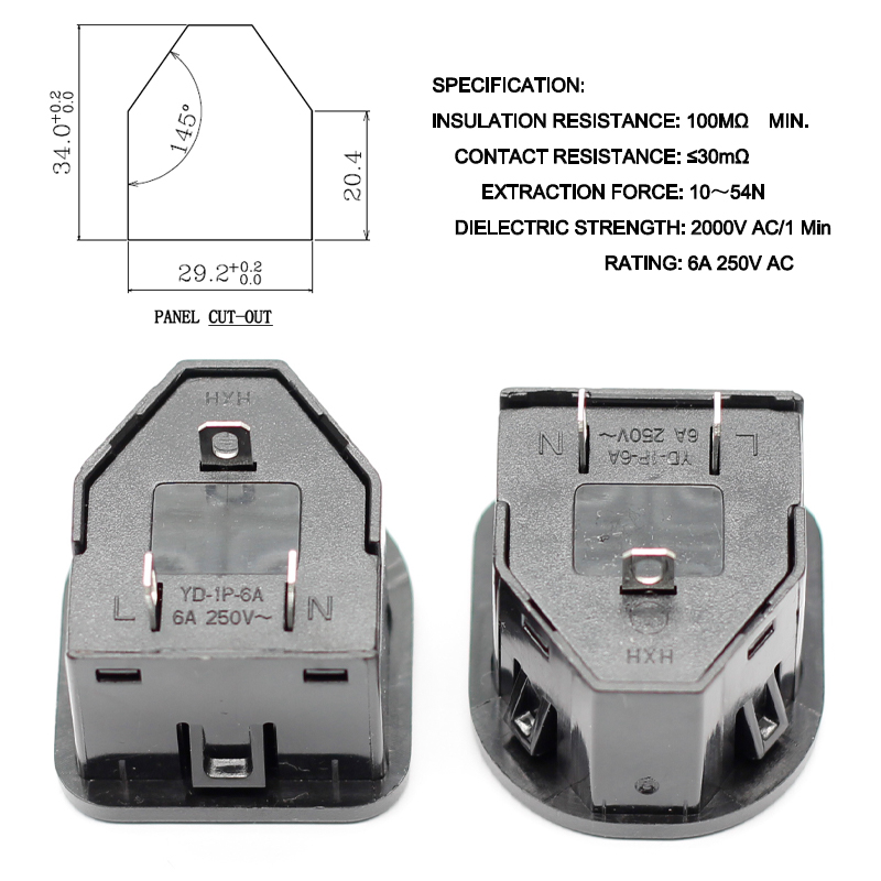 Desktop India standard Snap In aluminium Electrical flip cable cubby socket with Big/Small South African power socket3