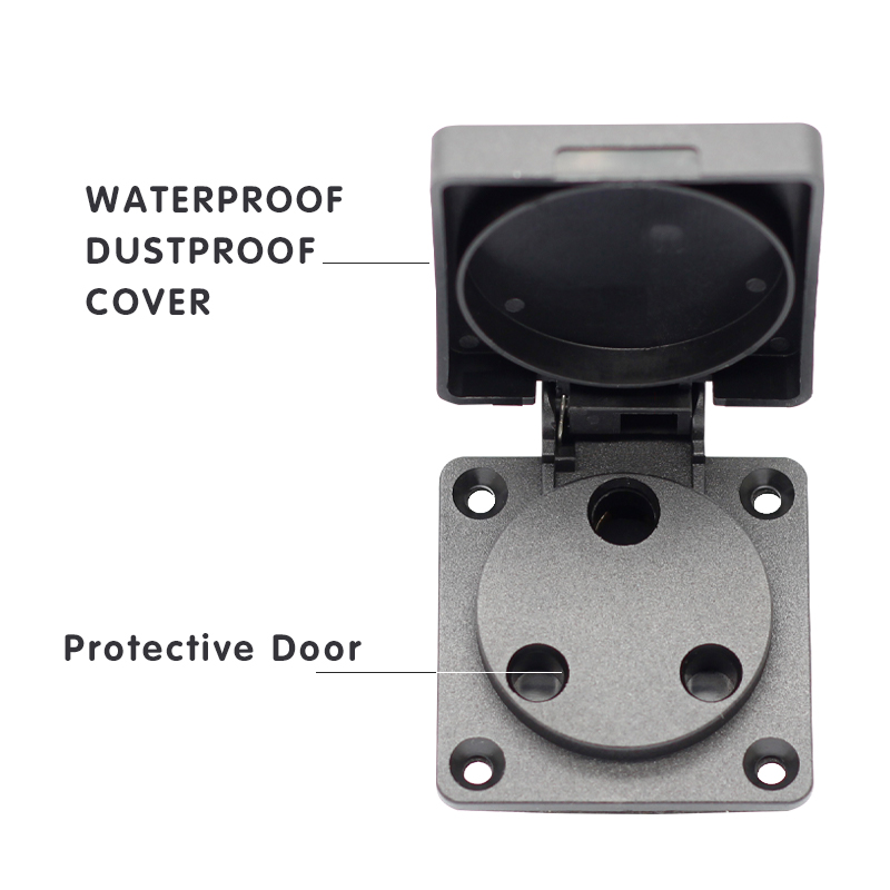 South African waterproof cover socket outlet power socket schuko socket outlet screw in receptacle for UPS3