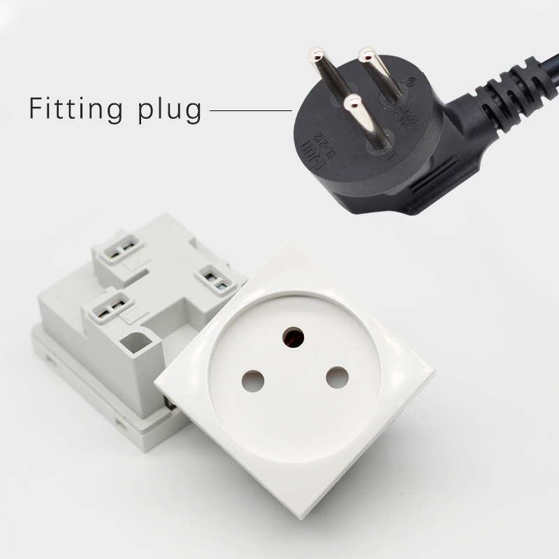 Israel standard AC outlet wall socket adapter plug connector Israel Socket2