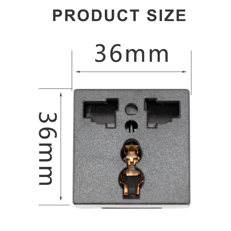 13A multi function universal power socket with waterproof and dust proof cover2