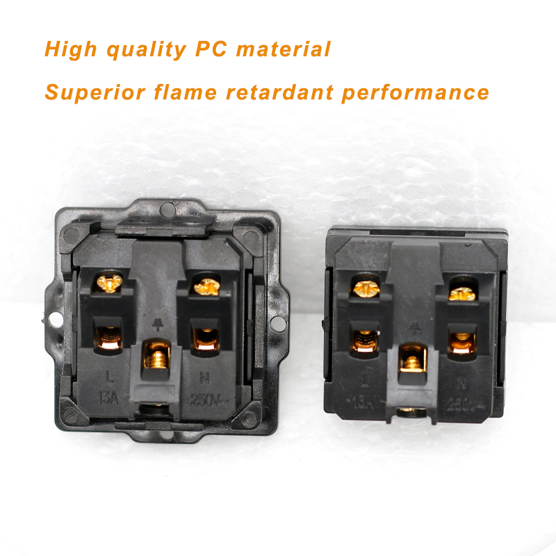 13A multi function universal power socket with waterproof and dust proof cover4