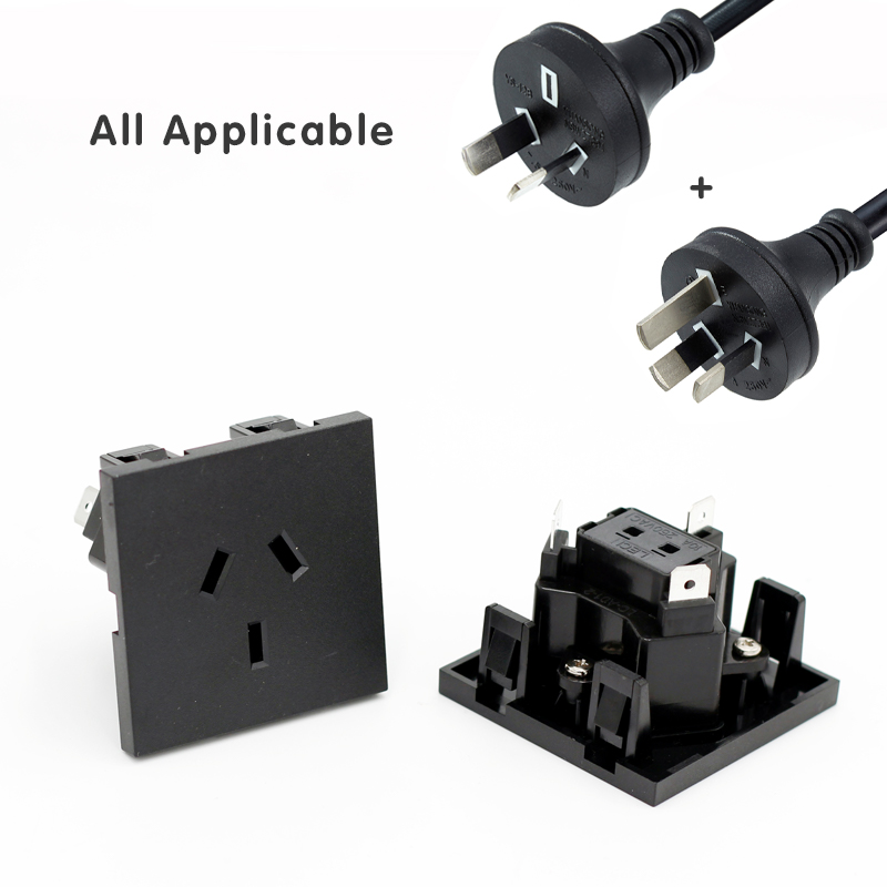 10A 250V AC Australian AU standard Power Strip Schuko Socket safe AC power socket2