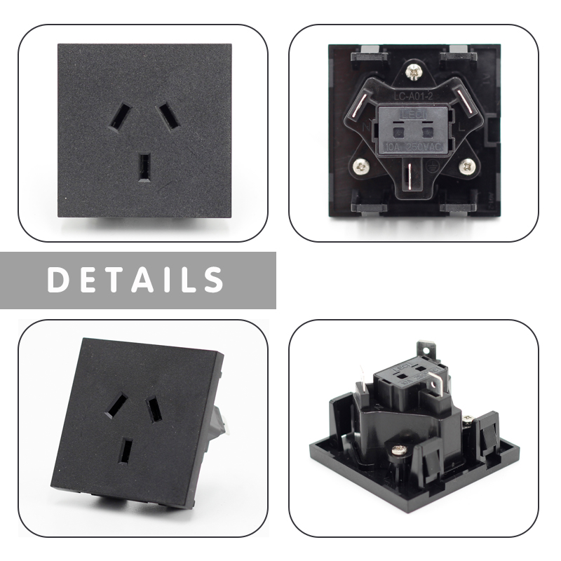 10A 250V AC Australian AU standard Power Strip Schuko Socket safe AC power socket4