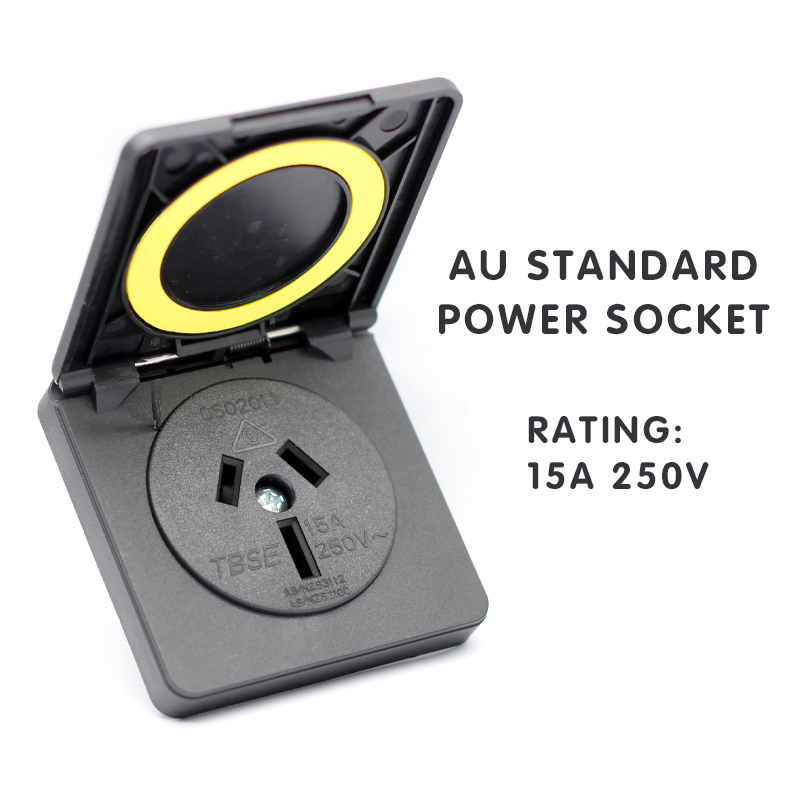 Australian standard SAA waterproof cover socket outlet power socket schuko socket outlet screw in receptacle for UPS