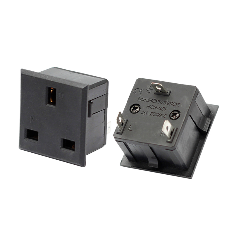 13A British Standard Cabinet Socket small British three hole PDU card type power socket