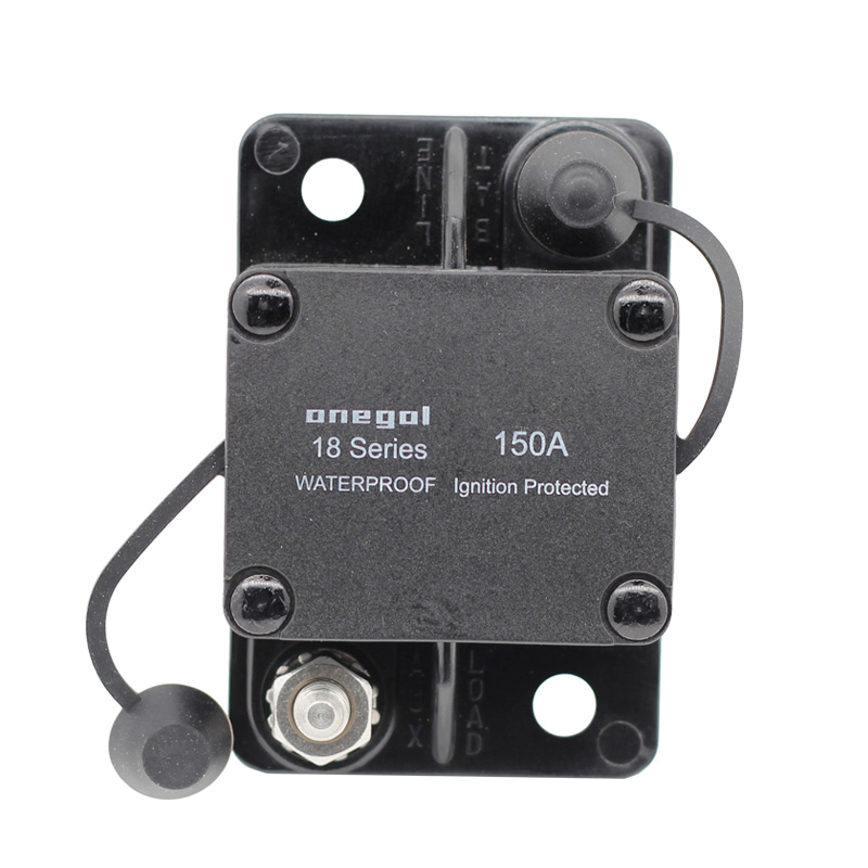 30A 40A 50A 60A 70A 80A 100A 120A 150A 200A AMP Fuse Reset 12-48V DC Car Boat Auto Waterproof Circuit Breaker5