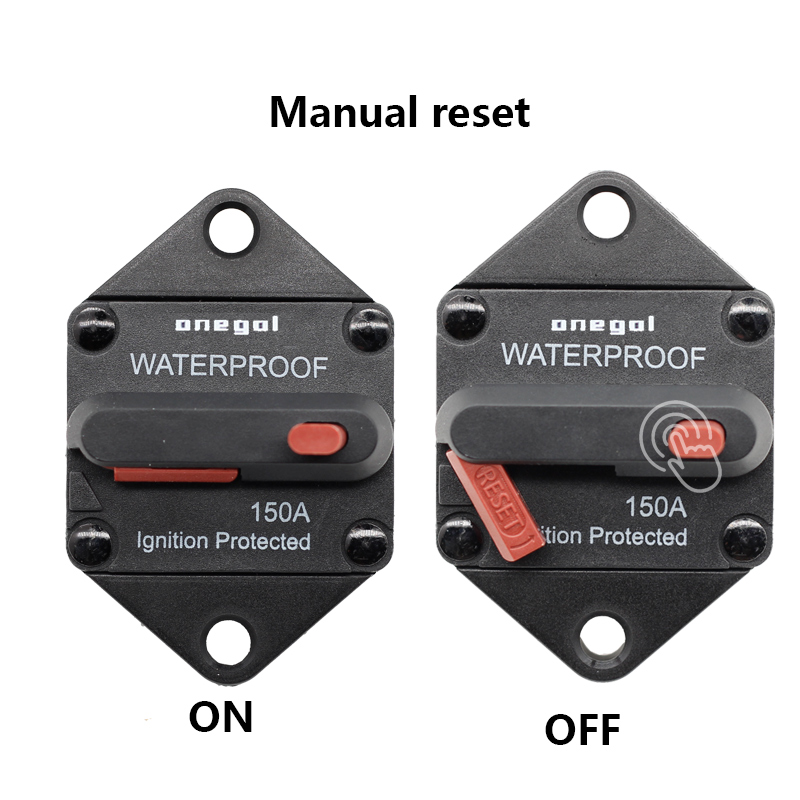 Waterproof car truck fuse circuit breaker DC auto boat reset circuit breaker3