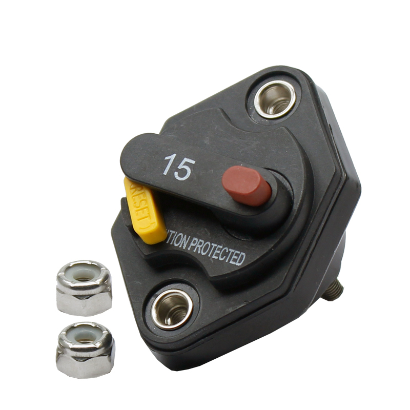 15A caravan manual reset waterpoof Car/Boat bimetal automobile circuit breakers