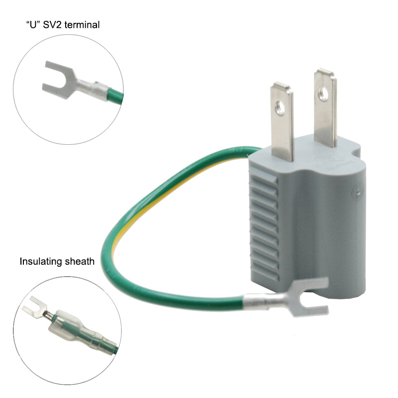 755 stand AC Electrical Japanese power socket convertor Connector 2pin to 3pin Plug Adapter4