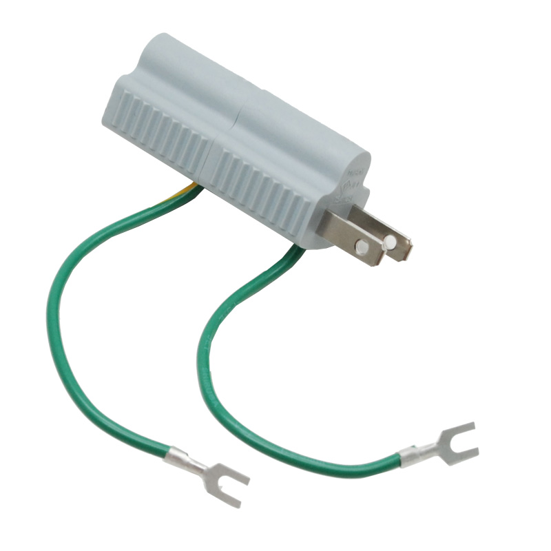 755 stand AC Electrical Japanese power socket convertor Connector 2pin to 3pin Plug Adapter2