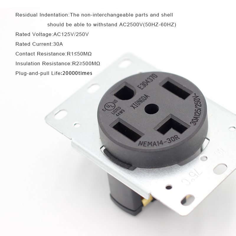 50A NEMA 14-50R RV and Electric Vehicles Range Receptacle Outlet2