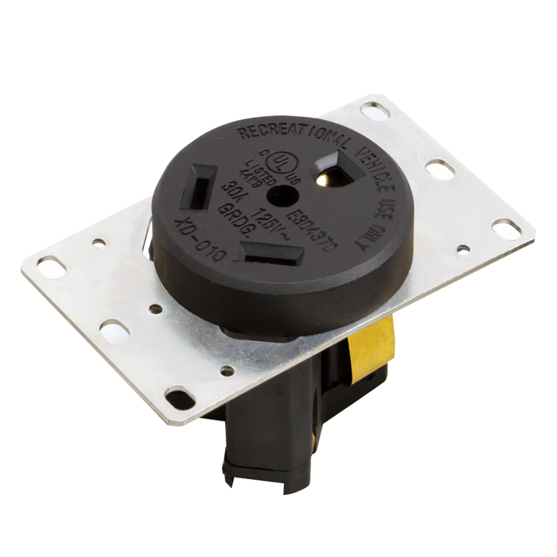NEMA 5-30R American three hole RV 30A 125V industrial socket