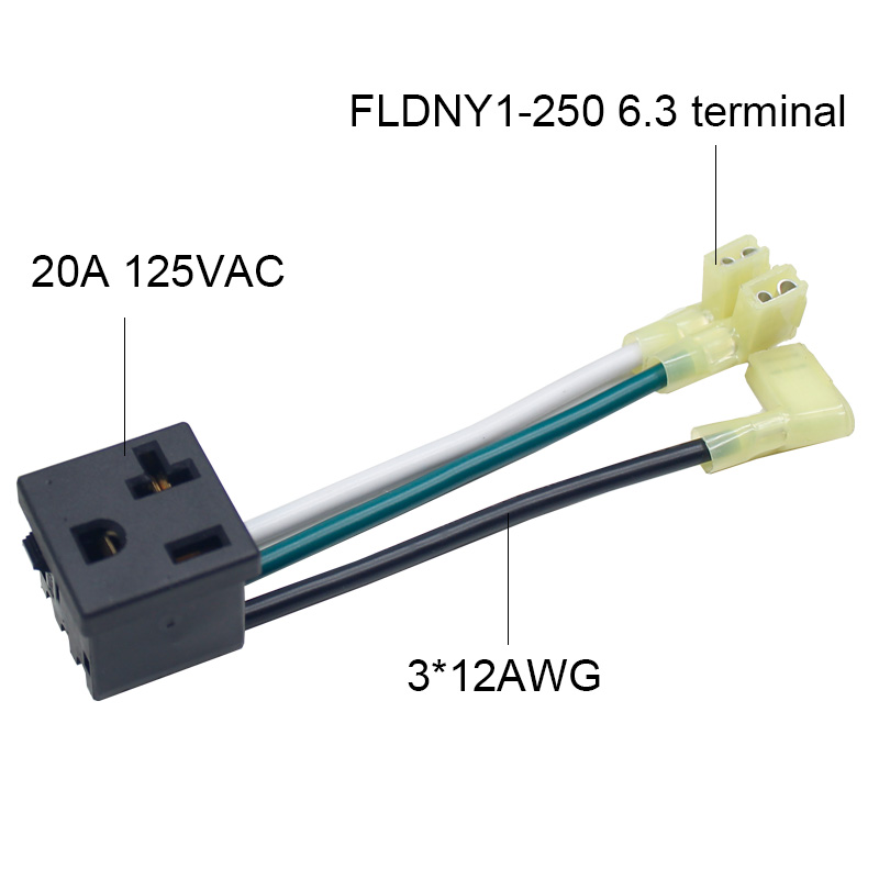 IEC 20A 125V AC power American US standard socket 3 PIN plug PDU socket connector