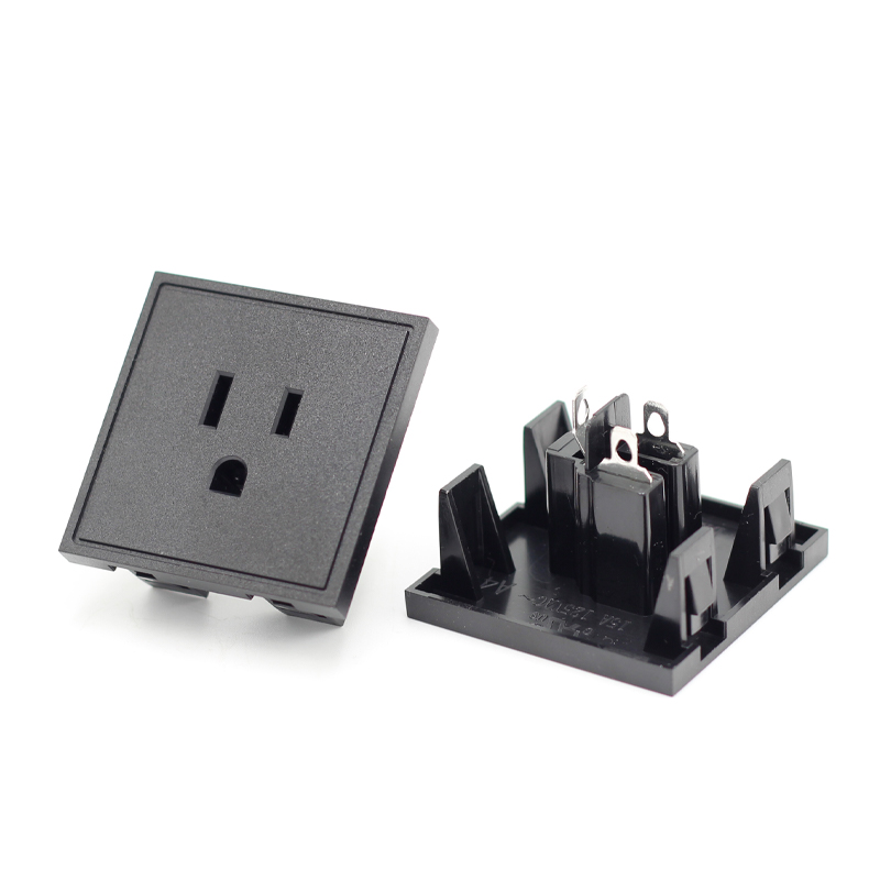 NEMA 5-15R IEC 15A 125V AC power American USA standard socket 3 PIN plug PDU socket connector5