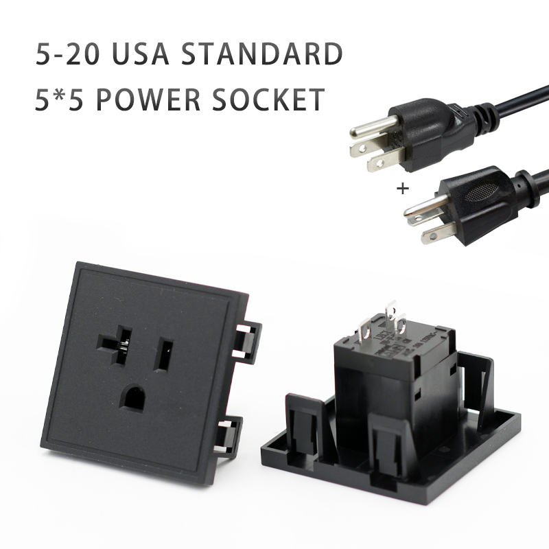 IEC 20A 250V AC power American USA standard socket 3 PIN plug PDU socket connector2