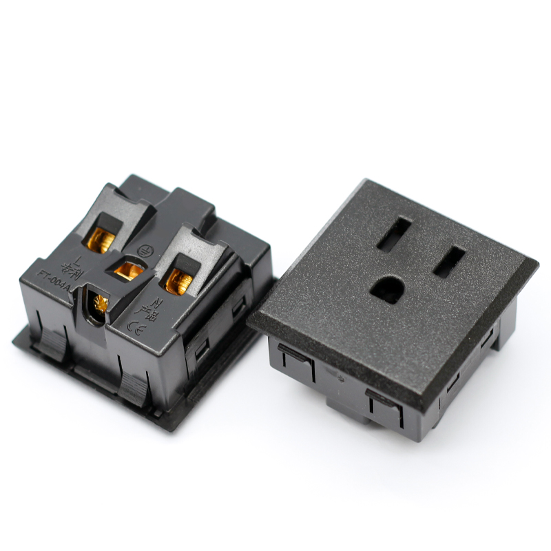 10A American US 3 Pins Power Socket power Plug Panel Mount Type Connectors Adapter for PDU Female power socket5