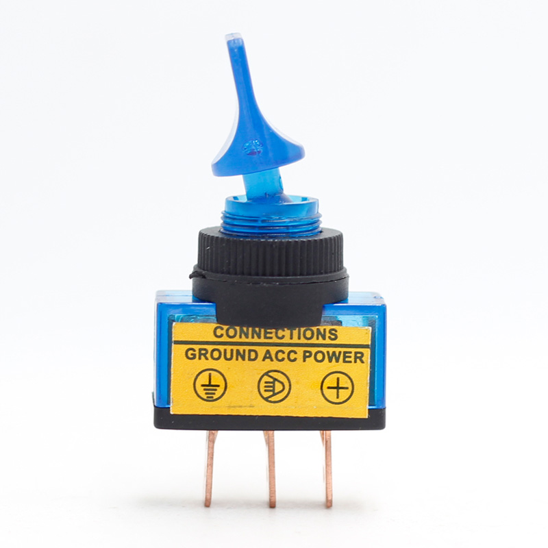 ASW-14D Hot-Selling Heavy Duty 20A 12VDC Toggle Switch with Neon Light ON-OFF Short Actuator Automotive 12 Volt for Car RV Truck