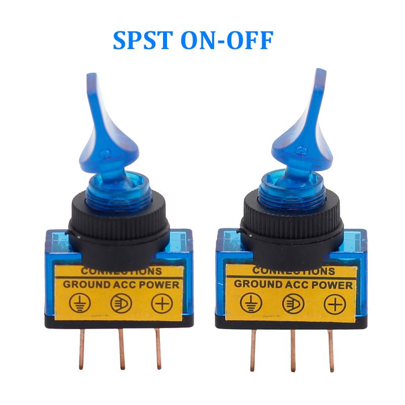 ASW-14D Hot-Selling Heavy Duty 20A 12VDC Toggle Switch with Neon Light ON-OFF Short Actuator Automotive 12 Volt for Car RV Truck2