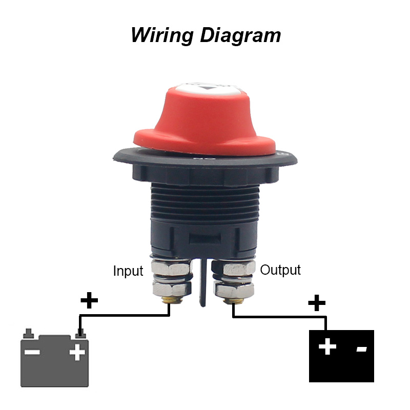 50V 50A 100A 200A Battery Switch Waterproof Master Isolator Dual Battery Disconnect Switch for Boat2
