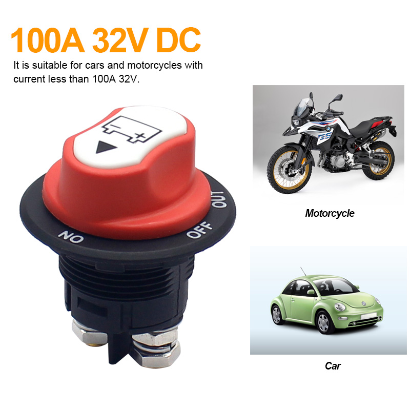 50V 50A 100A 200A Battery Switch Waterproof Master Isolator Dual Battery Disconnect Switch for Boat5